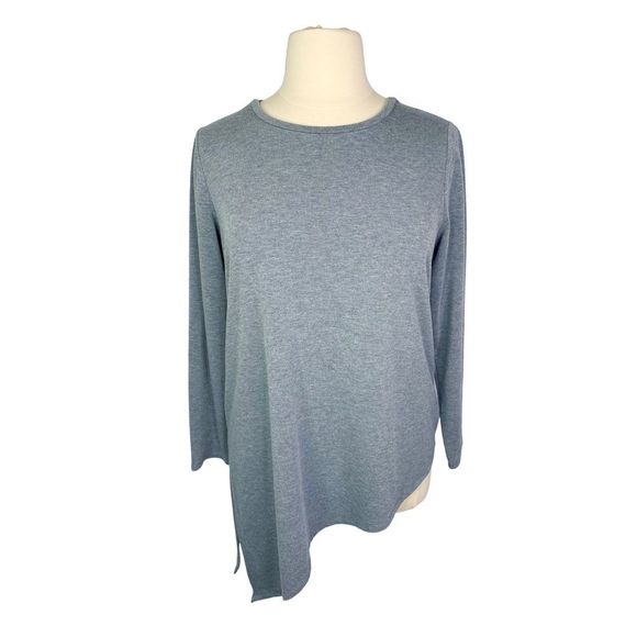 TORRID French Asymmetrical Long Sleeve Activewear Sweatshirt - Size 0 (10/12) - Picture 1 of 3